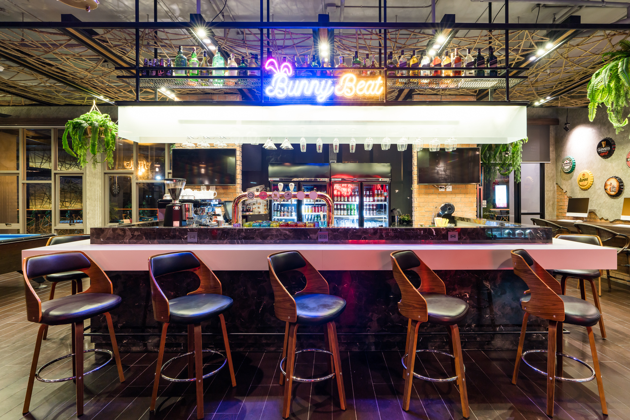 Bunny Beat Bar vibrant lounge at T Pattaya Hotel